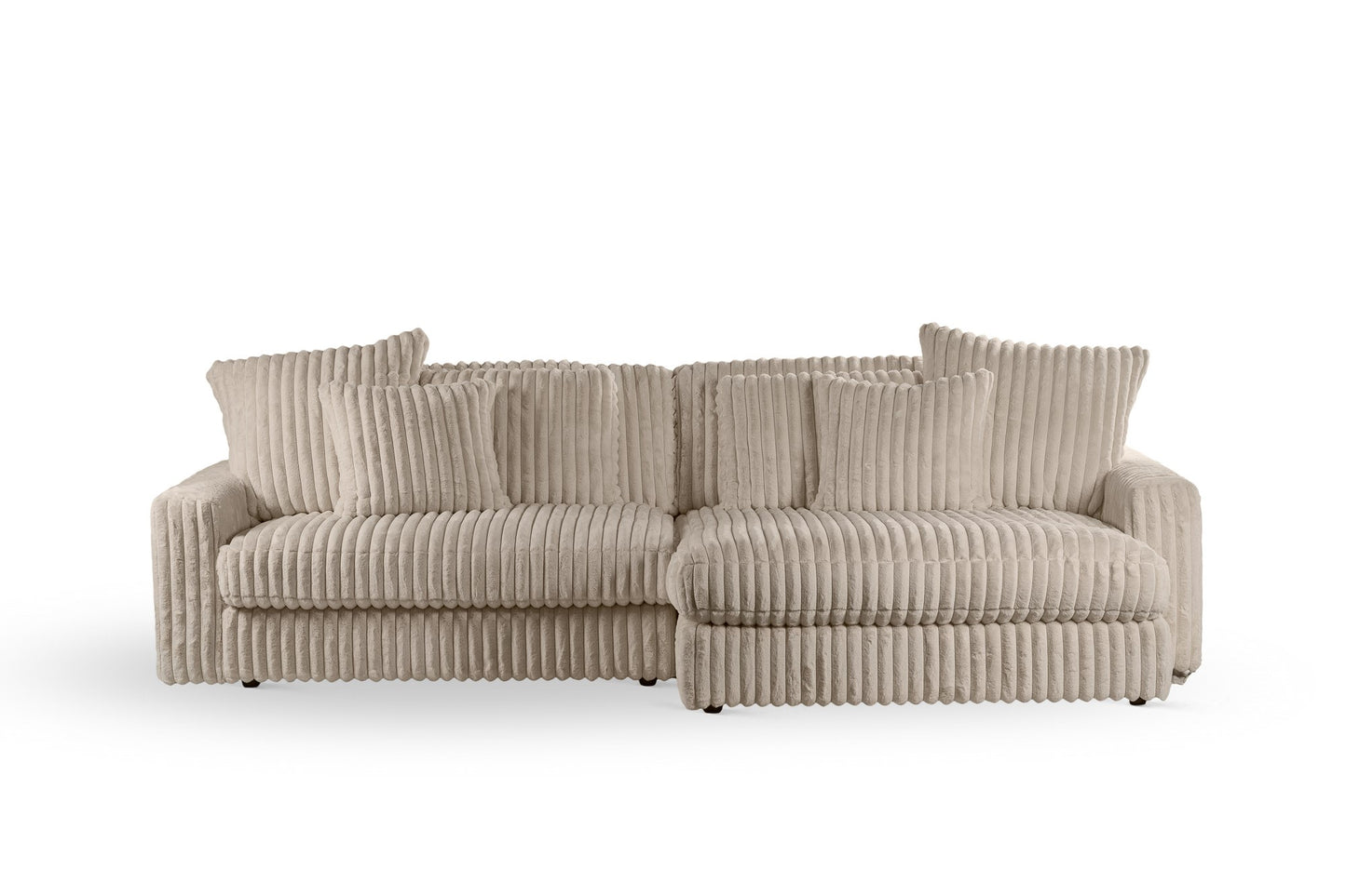 Hoekbank Ostrava | Beige Vito | Longchair L+R