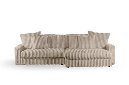 Hoekbank Ostrava | Beige Vito | Longchair L+R