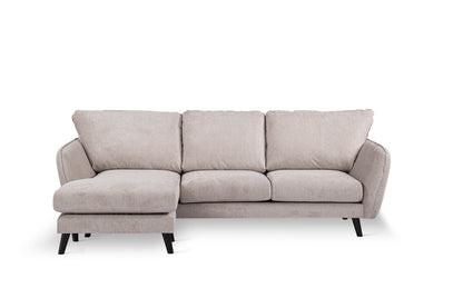 Bank Larissa | Poot Zwart | Beige Orinoco