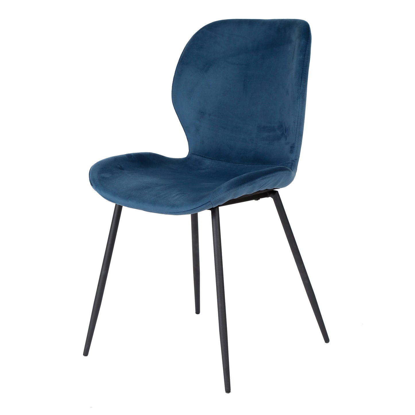 Eetkamerstoel Brandon | Velours Blauw