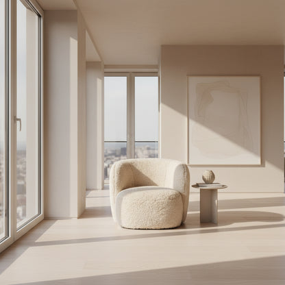 Fauteuil Meau | Beige Stof