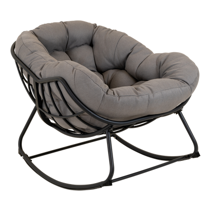 Schommelstoel Cozy | Grijs