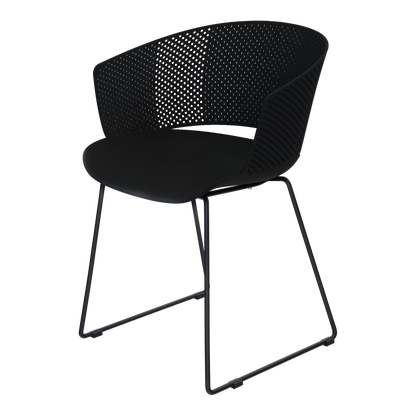 Tuinstoel Orly | Zwart