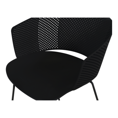 Tuinstoel Orly | Zwart