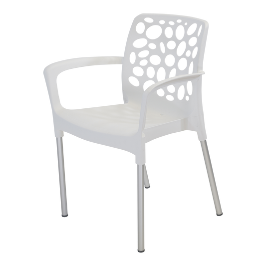 Stapelbare Tuinstoel Bravo | Wit