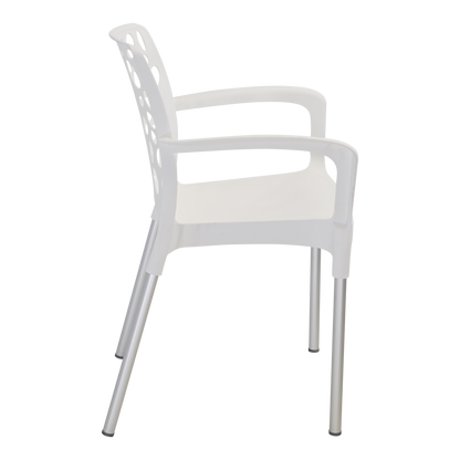Stapelbare Tuinstoel Bravo | Wit