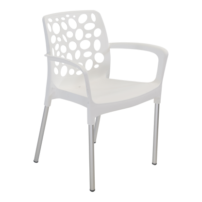 Stapelbare Tuinstoel Bravo | Wit