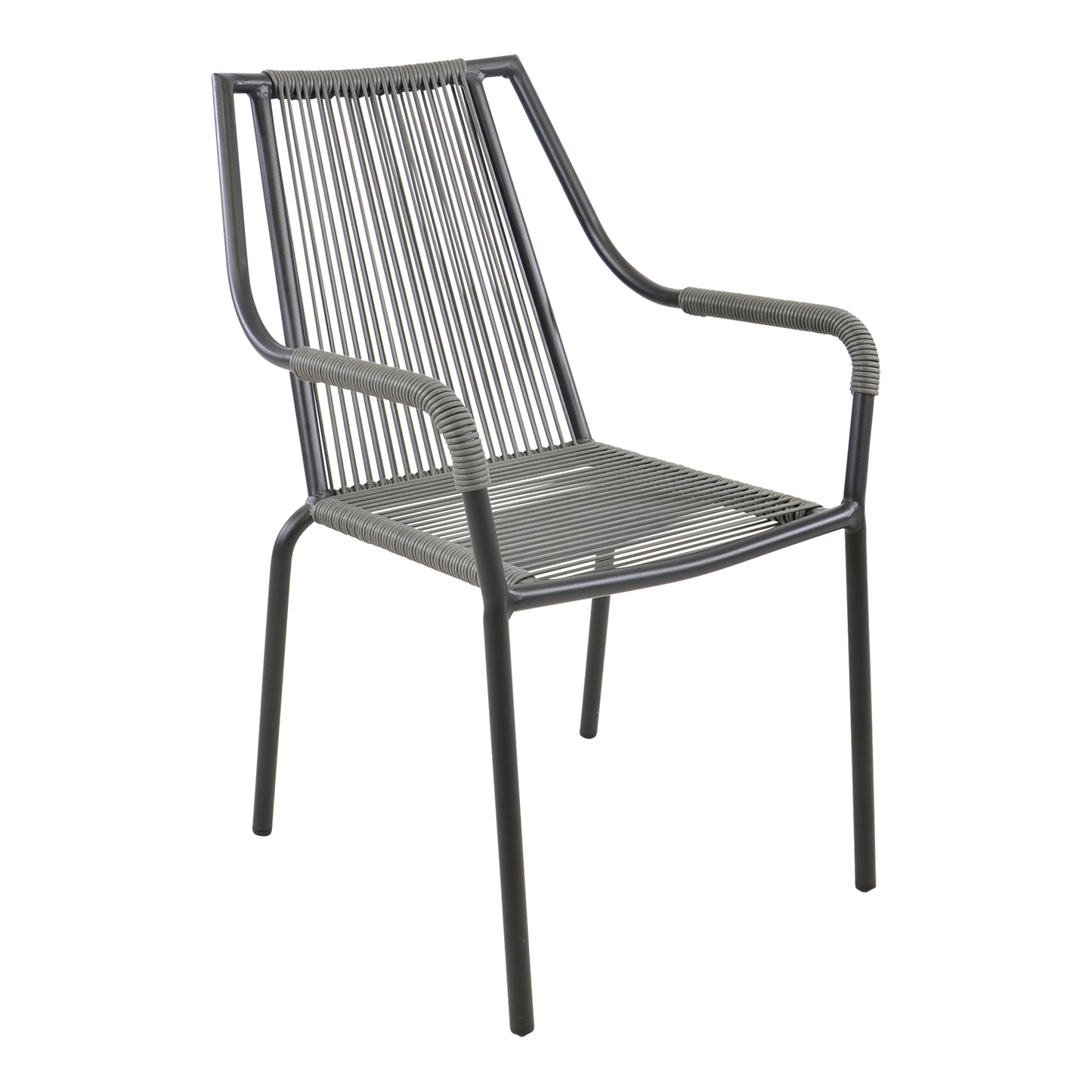 Stapelbare Tuinstoel Shelo | Grijs