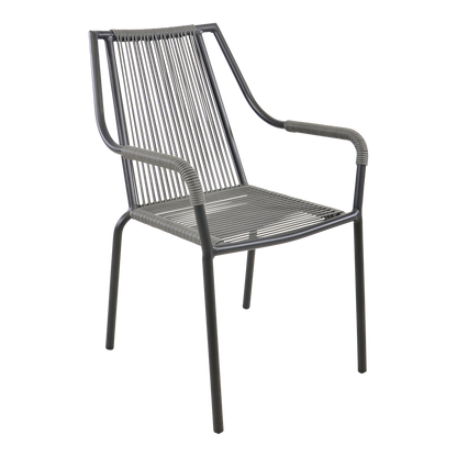 Stapelbare Tuinstoel Shelo | Grijs