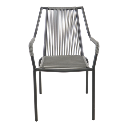 Stapelbare Tuinstoel Shelo | Grijs