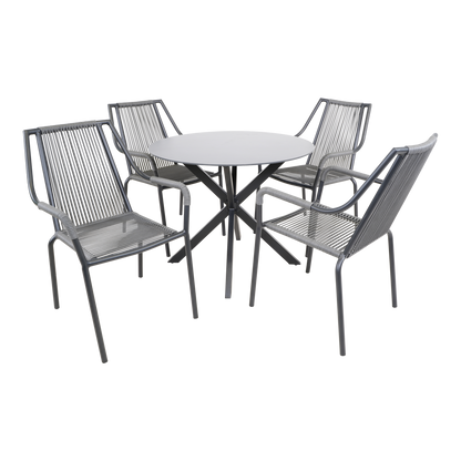 Stapelbare Tuinstoel Shelo | Grijs