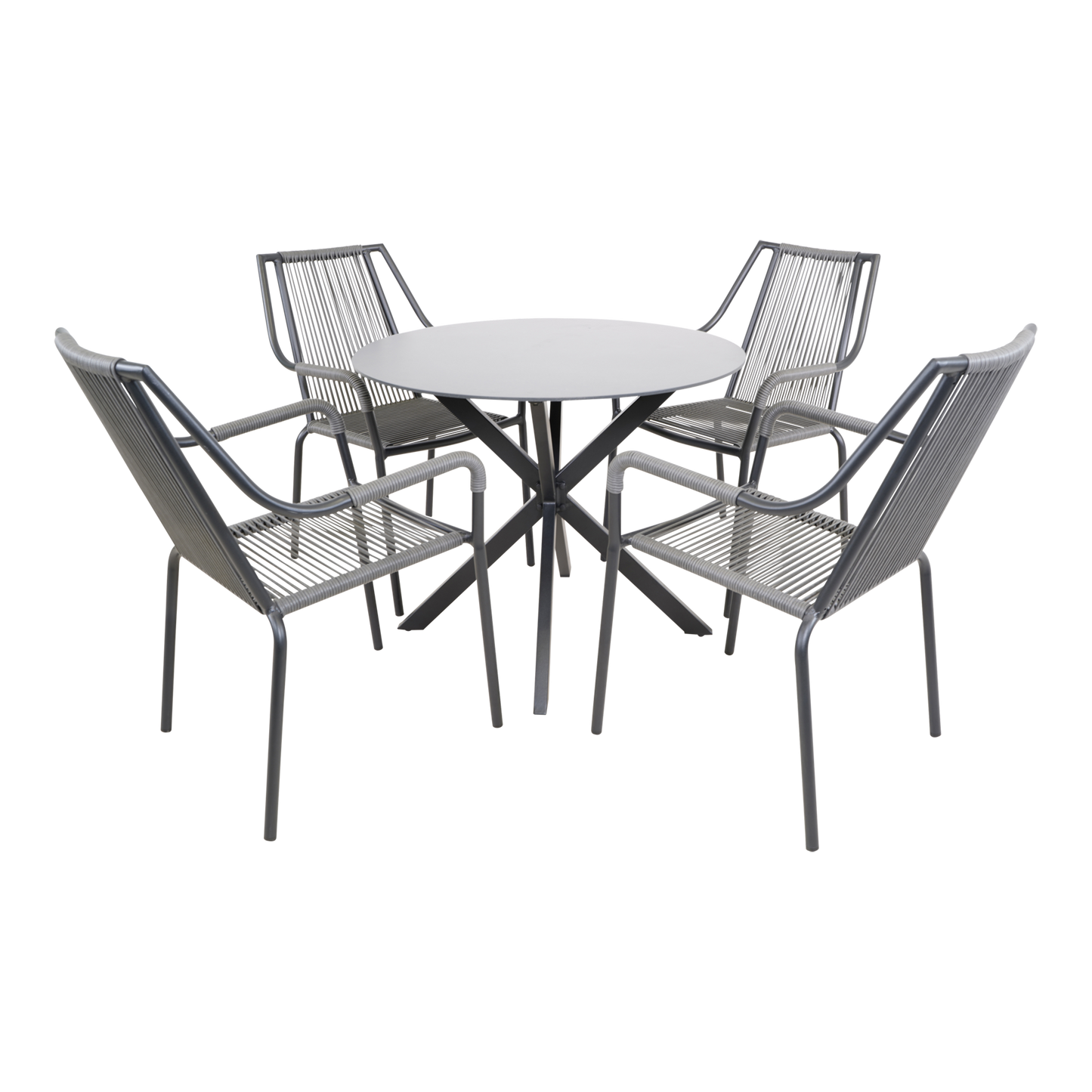 Stapelbare Tuinstoel Shelo | Grijs