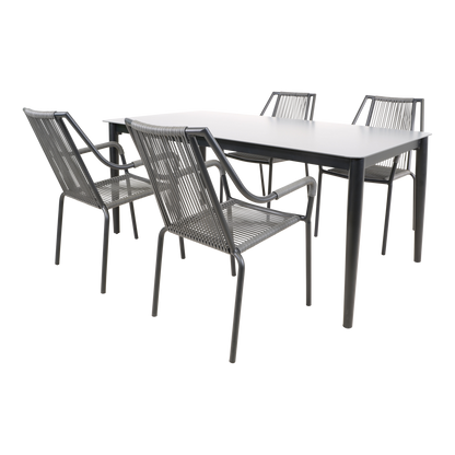 Stapelbare Tuinstoel Shelo | Grijs