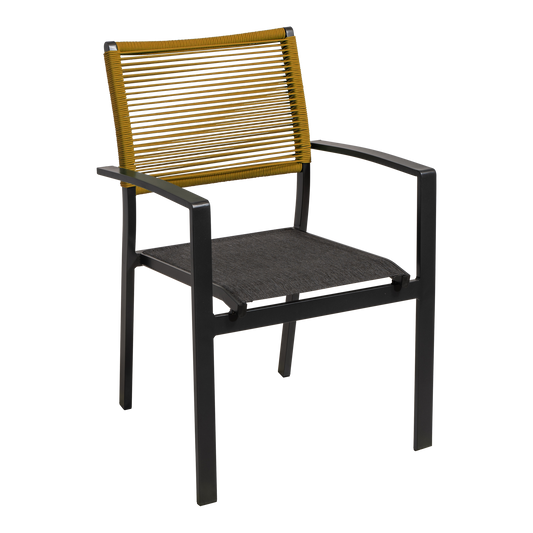 Stapelbare Tuinstoel Vitolini | Geel