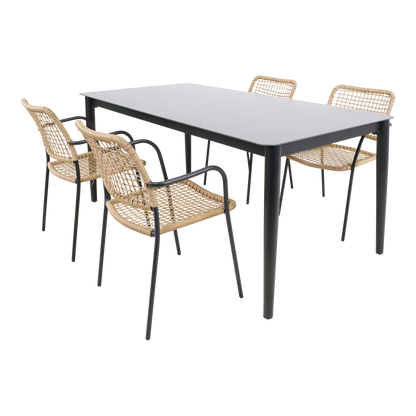 Stapelbare Tuinstoel Kara | Beige