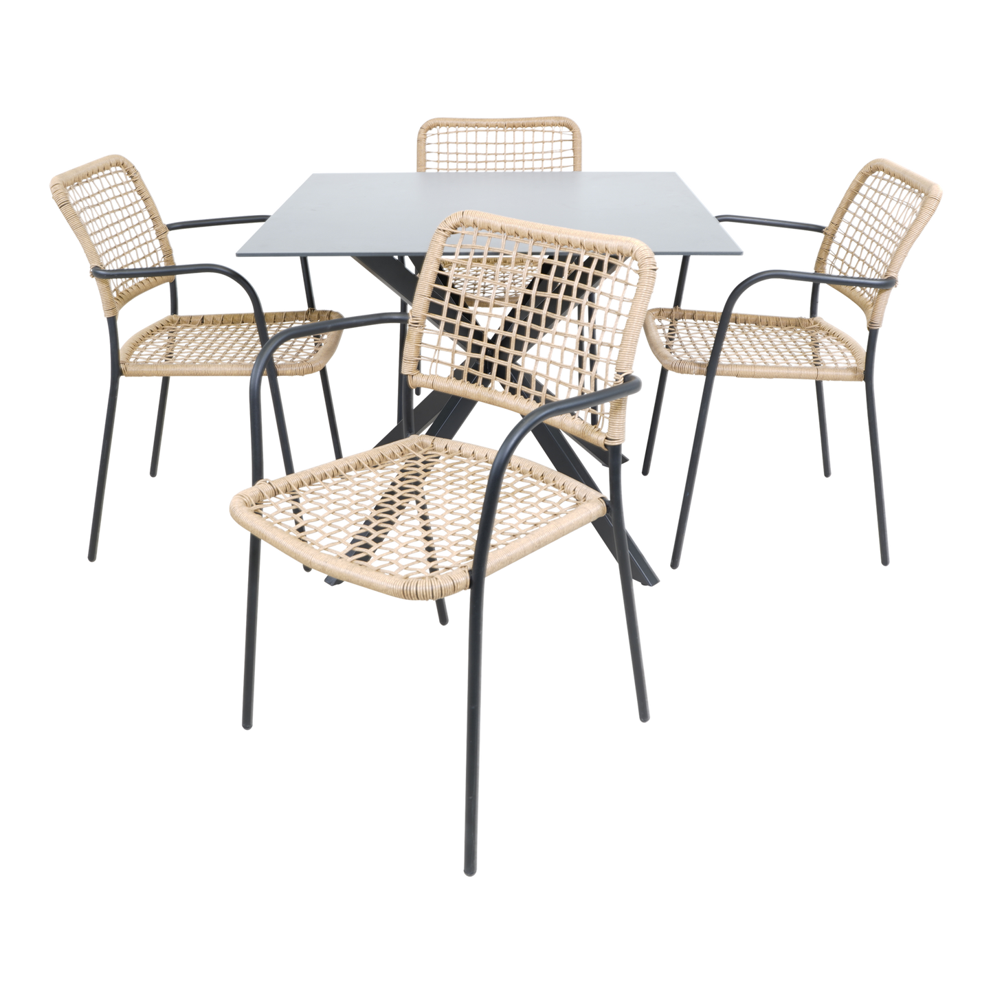 Stapelbare Tuinstoel Kara | Beige