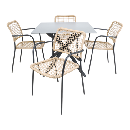 Stapelbare Tuinstoel Kara | Beige