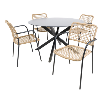 Stapelbare Tuinstoel Kara | Beige