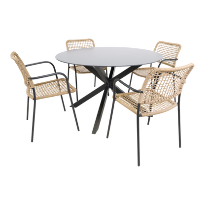 Stapelbare Tuinstoel Kara | Beige