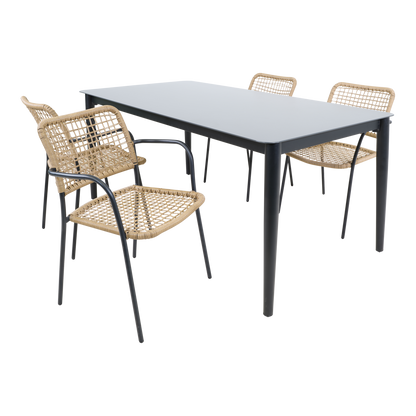 Stapelbare Tuinstoel Kara | Beige