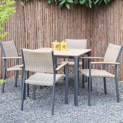 Stapelbare Tuinstoel Arezzo | Bruin