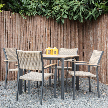 Stapelbare Tuinstoel Arezzo | Bruin