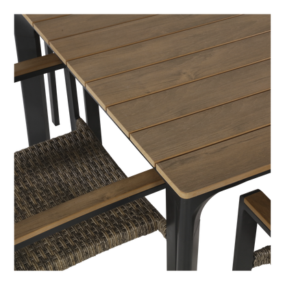 Tuintafel Arezzo | Bruin Teaklook