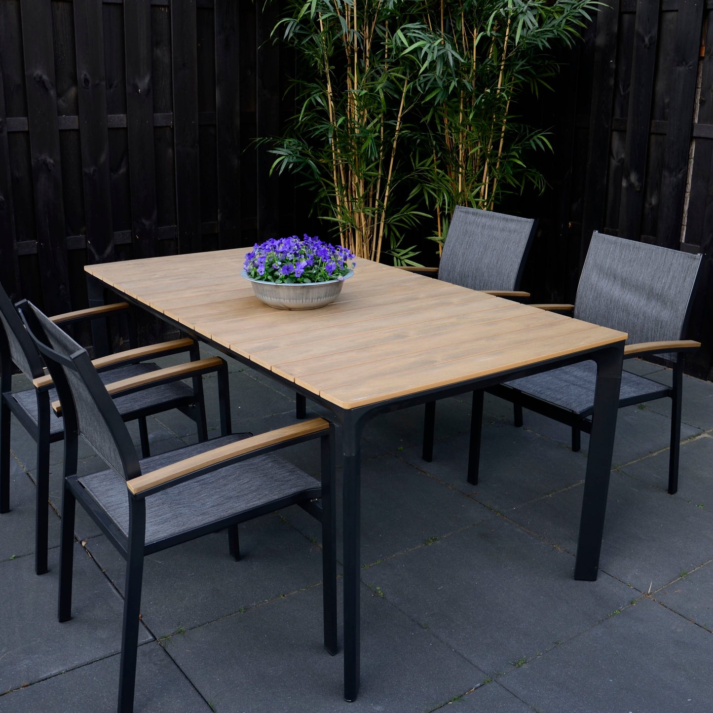 Stapelbare Tuinstoel Arezzo | Grijs