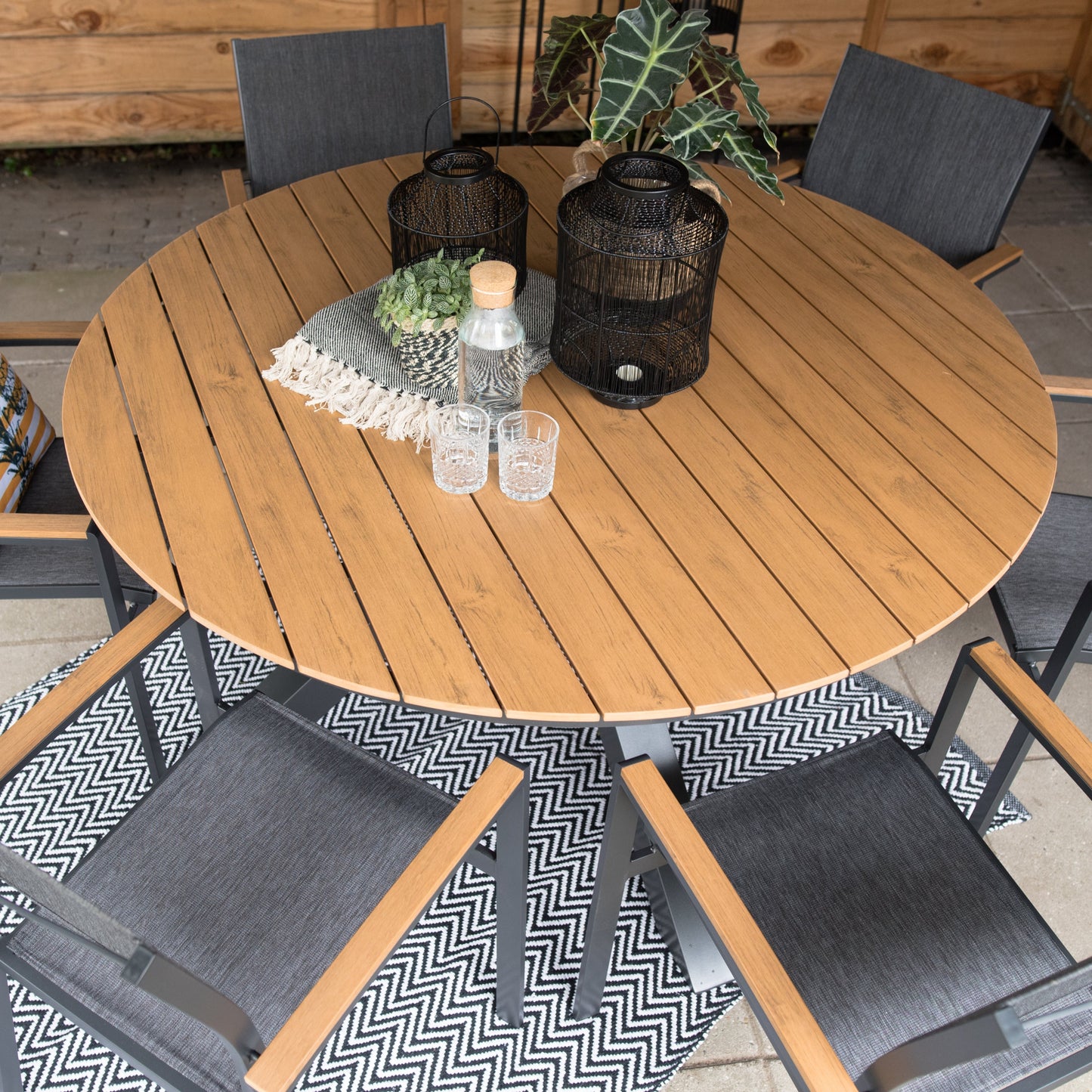 Stapelbare Tuinstoel Arezzo | Grijs