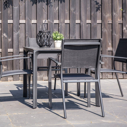 Stapelbare Tuinstoel Prego | Zwart