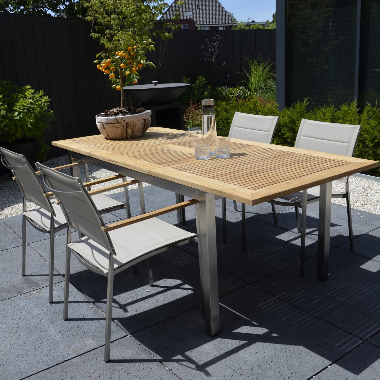 Stapelbare Tuinstoel Marmaris | Rug RVS