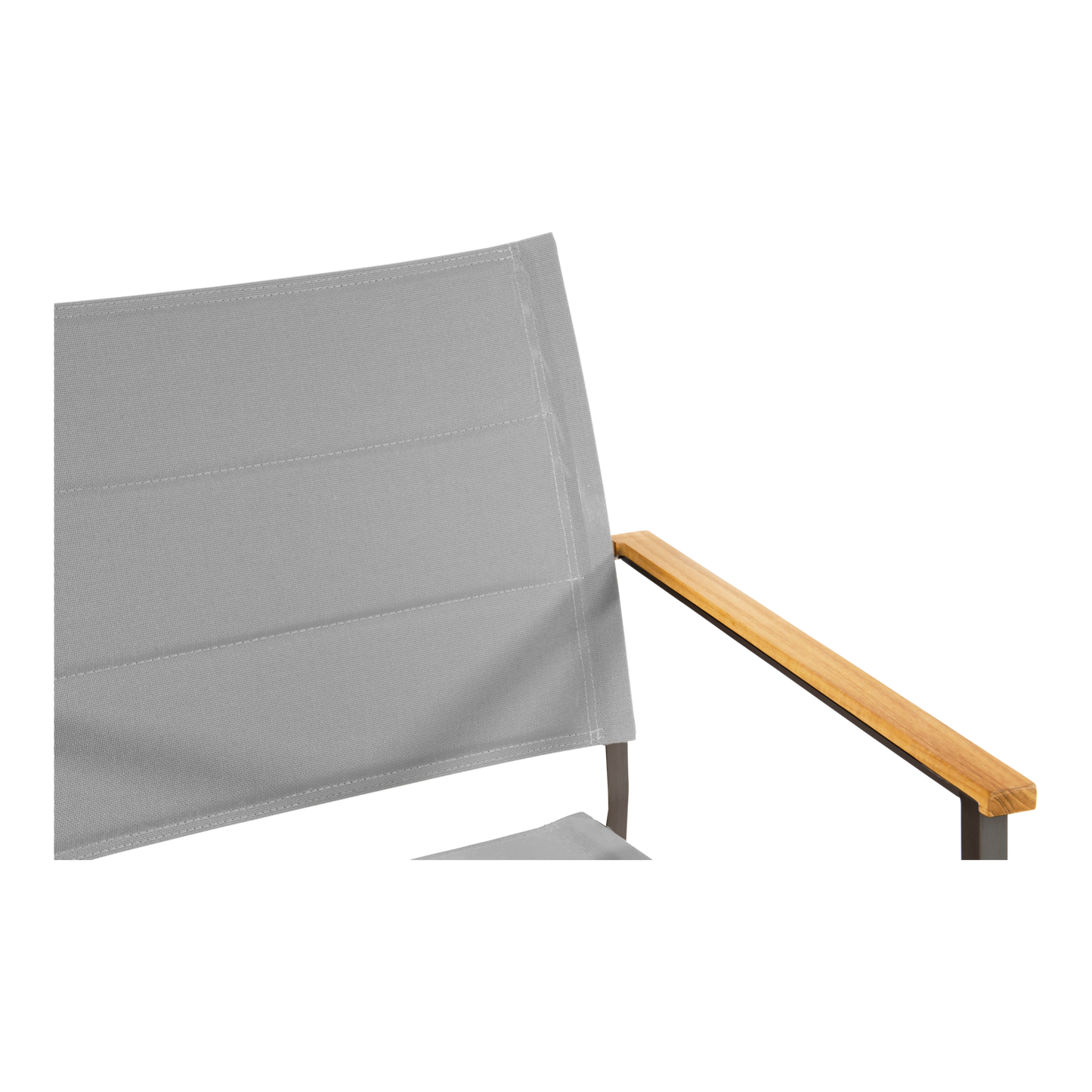 Stapelbare Tuinstoel Marmaris | Taupe Lage Rug RVS