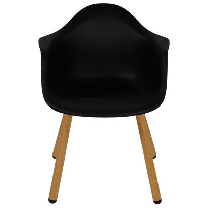 Tuinstoel Montreux | Houten Poten | Zwart