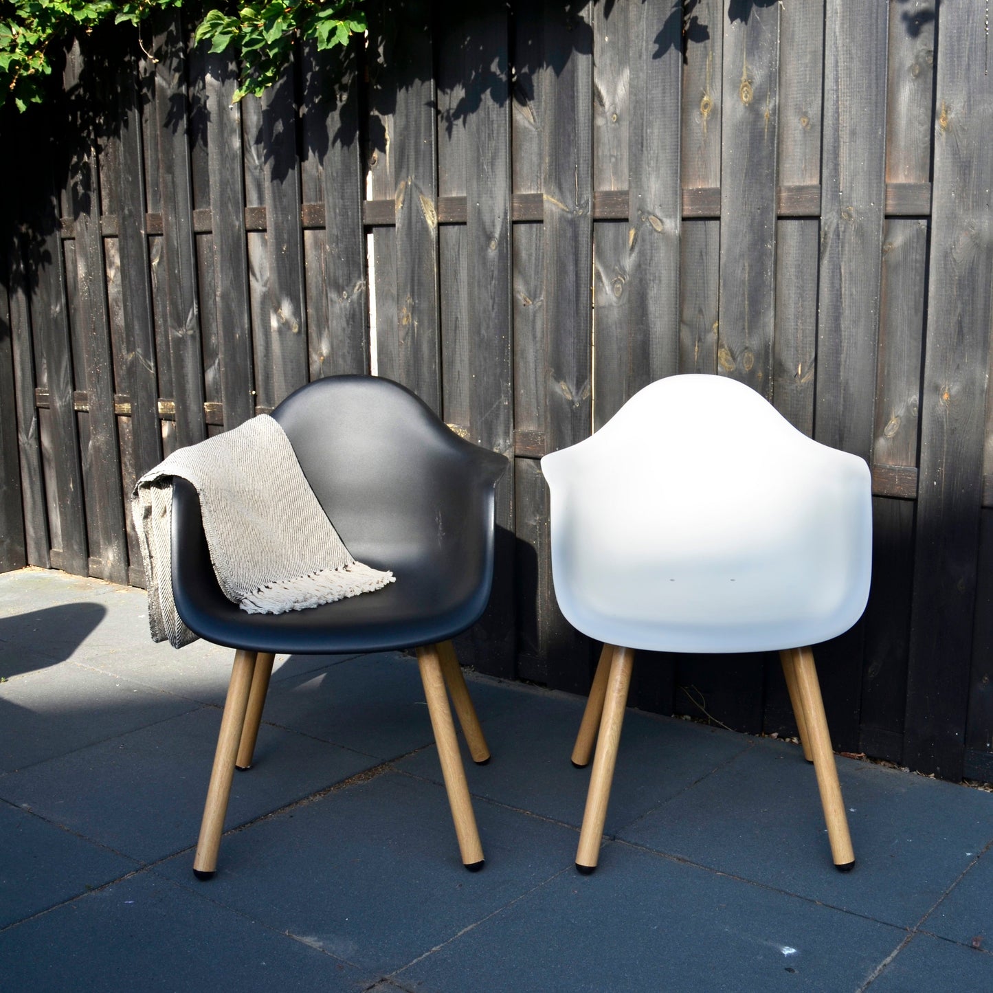 Tuinstoel Montreux | Houten Poten | Zwart