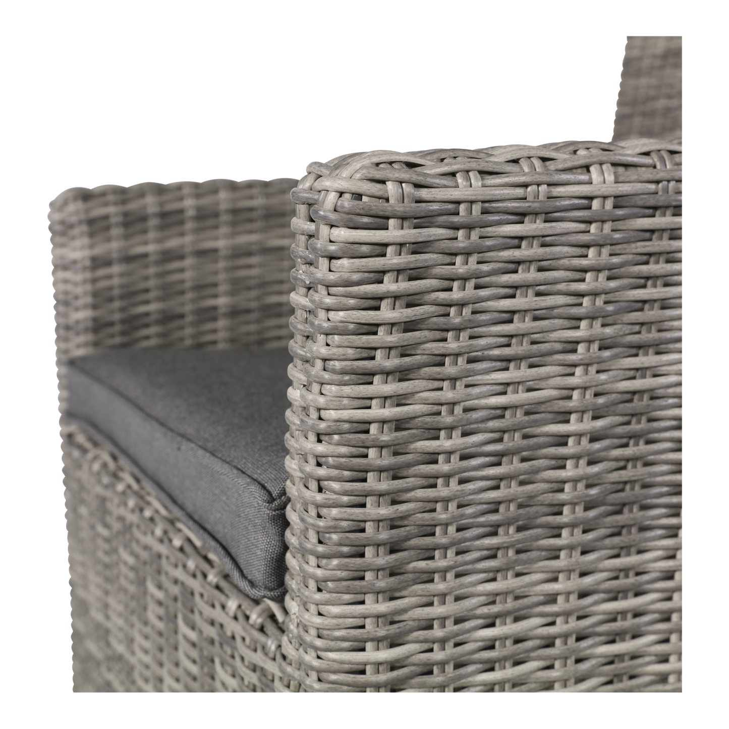 Tuinstoel Tropez | Grijs Wicker