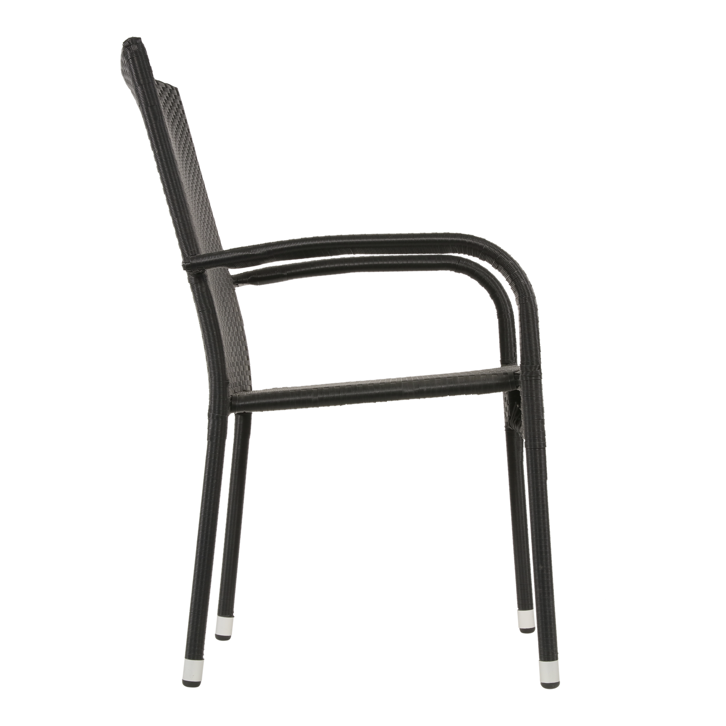 Stapelbare Tuinstoel Corona | Zwart