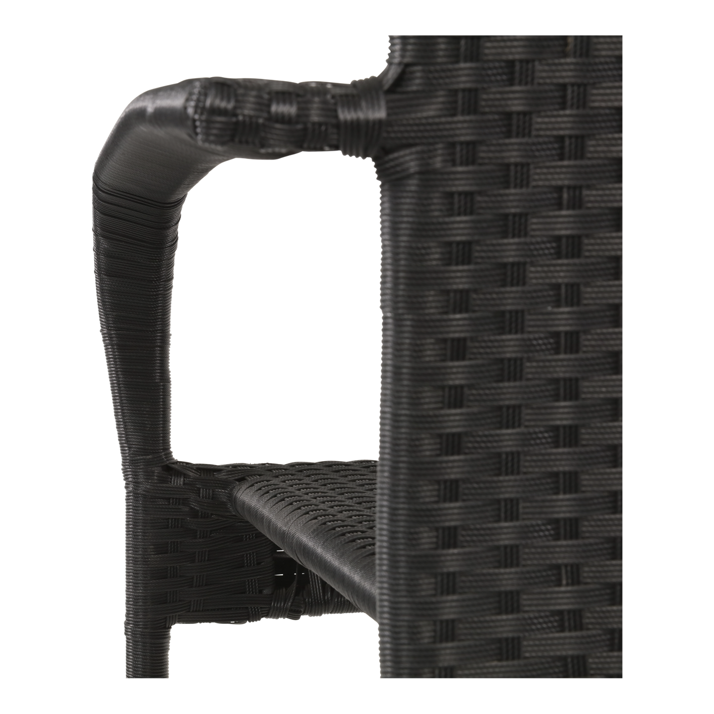 Stapelbare Tuinstoel Corona | Zwart