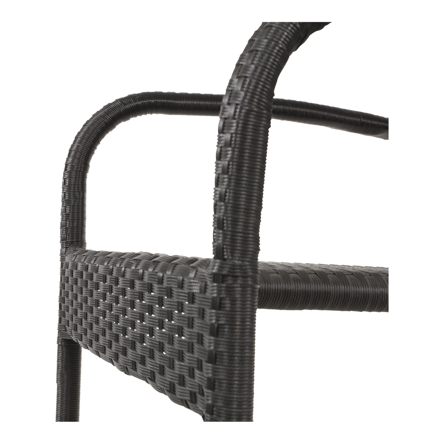 Stapelbare Tuinstoel Corona | Zwart