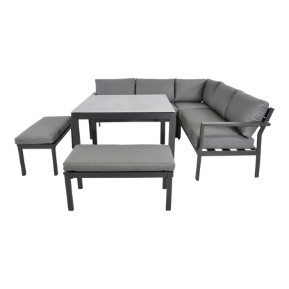 Loungehoekset Xara | Grijs