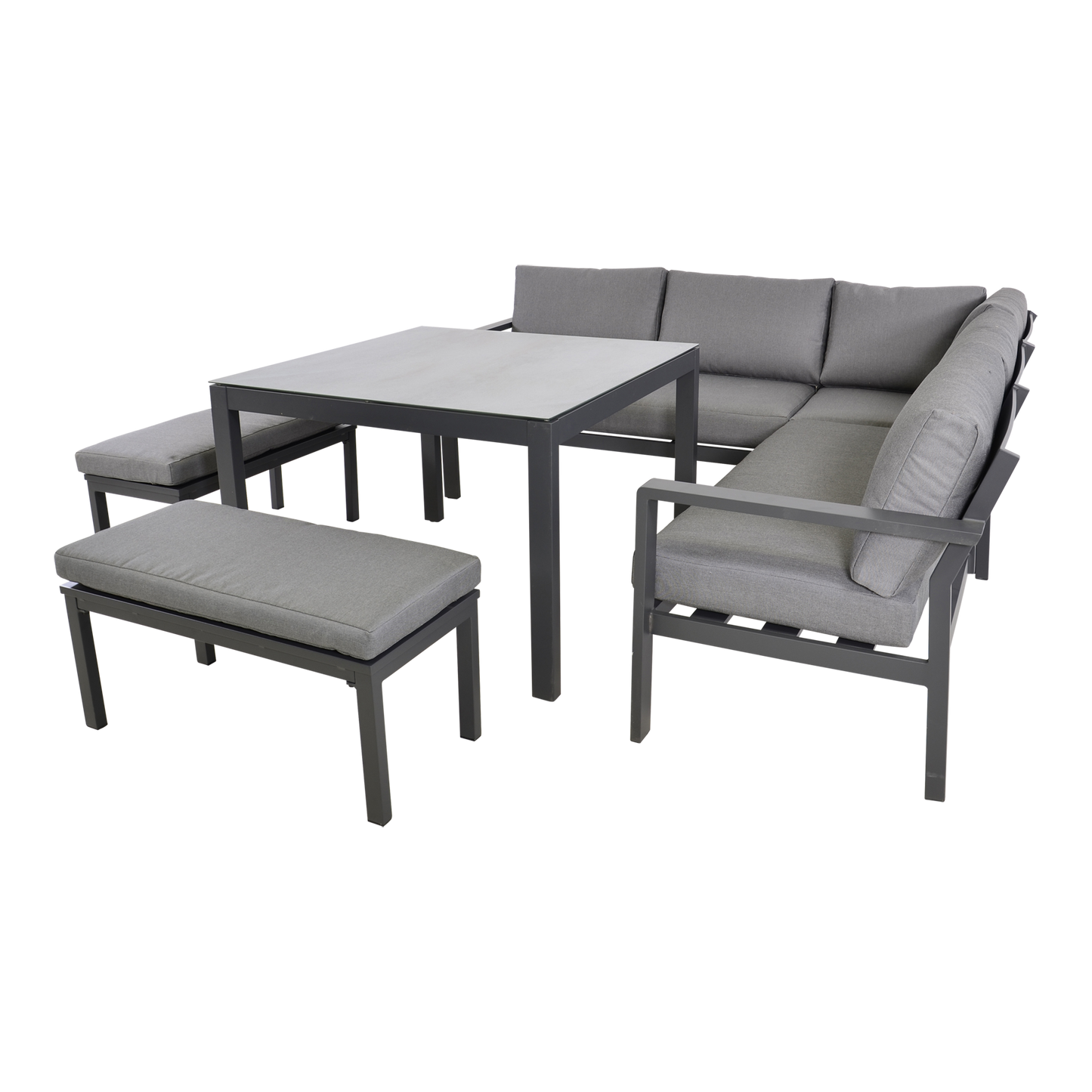 Loungehoekset Xara | Grijs