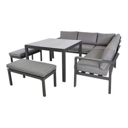 Loungehoekset Xara | Grijs