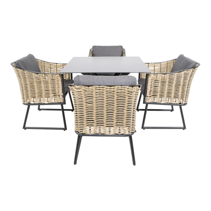 Tuinstoel Solamente | Grijs