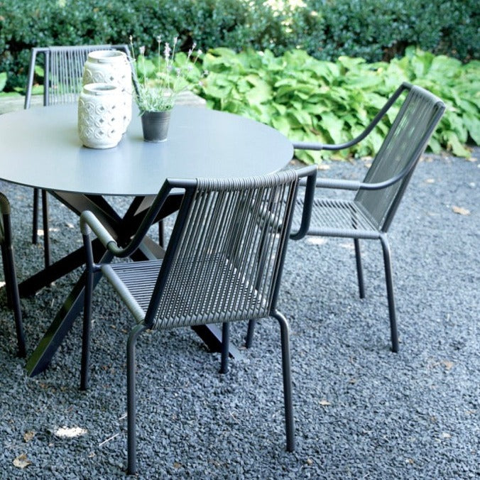 Stapelbare Tuinstoel Shelo | Grijs