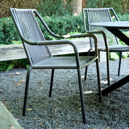 Stapelbare Tuinstoel Shelo | Grijs