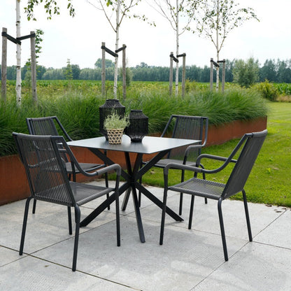 Stapelbare Tuinstoel Shelo | Grijs