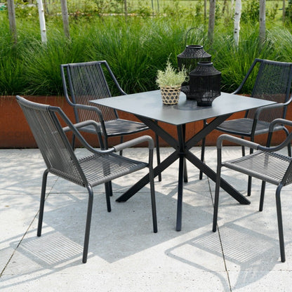 Stapelbare Tuinstoel Shelo | Grijs