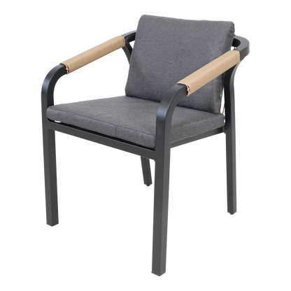 Stapelbare Tuinstoel Rimini | Zwart