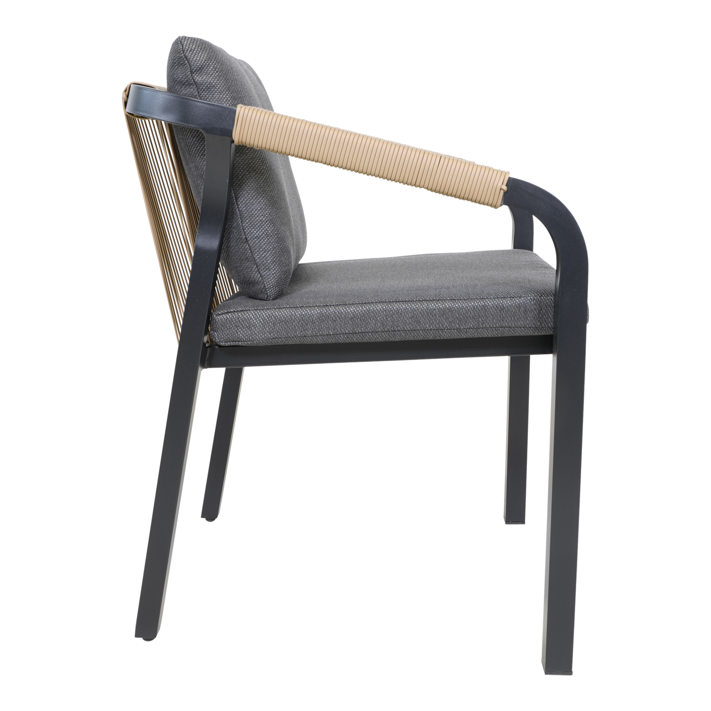 Stapelbare Tuinstoel Rimini | Zwart