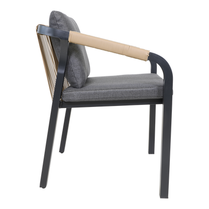 Stapelbare Tuinstoel Rimini | Zwart