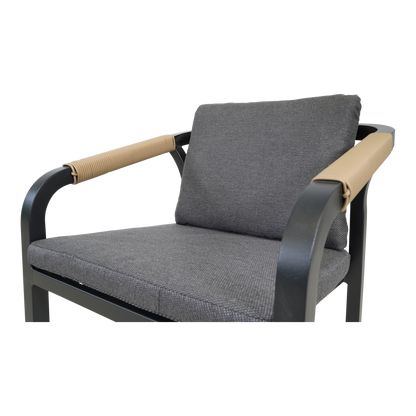 Stapelbare Tuinstoel Rimini | Zwart